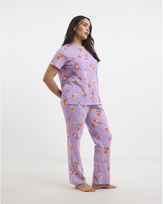 Simply Be Pink Pyjama Set