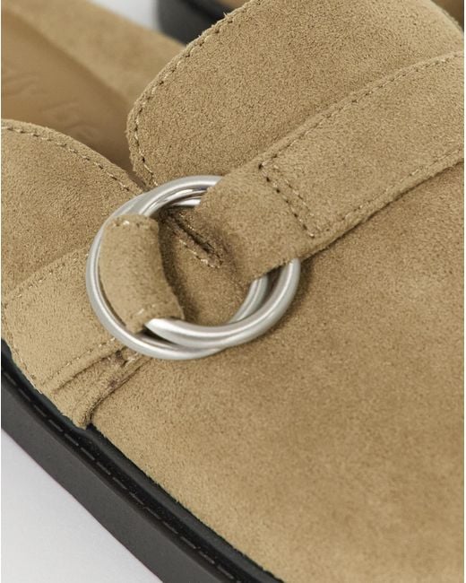 Simply Be Natural Buckle Flat Mule Extra Wide