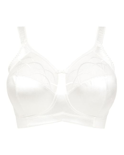 Elomi White Cate Full Cup Non Wired Bra