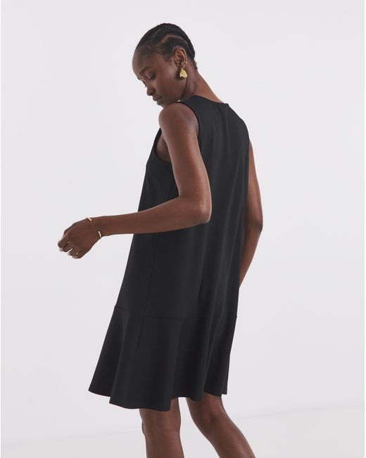 Simply Be Black Ponte Shift Dress