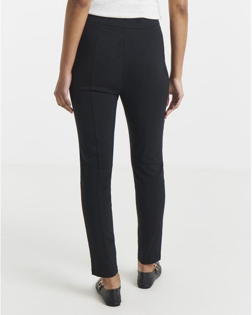 Simply Be Black Bengaline Pull On Trouser