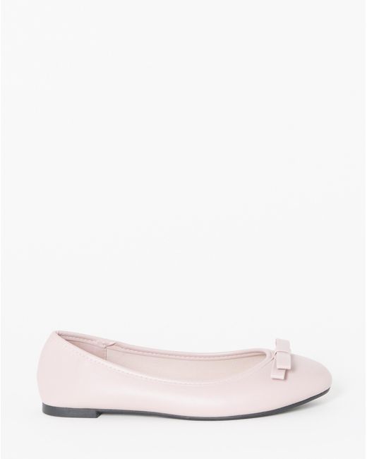 Simply Be Natural Classic Ballerina Bow Shoe Extra Wide