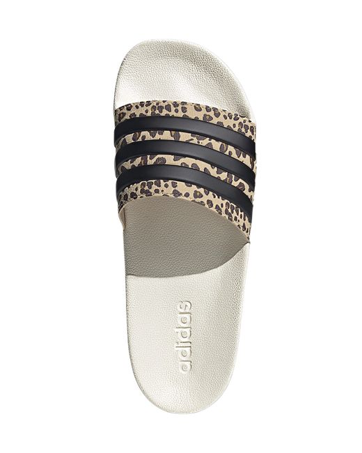 Adidas White Adilette Shower Slides