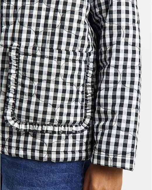 Simply Be Black Gingham Jacket
