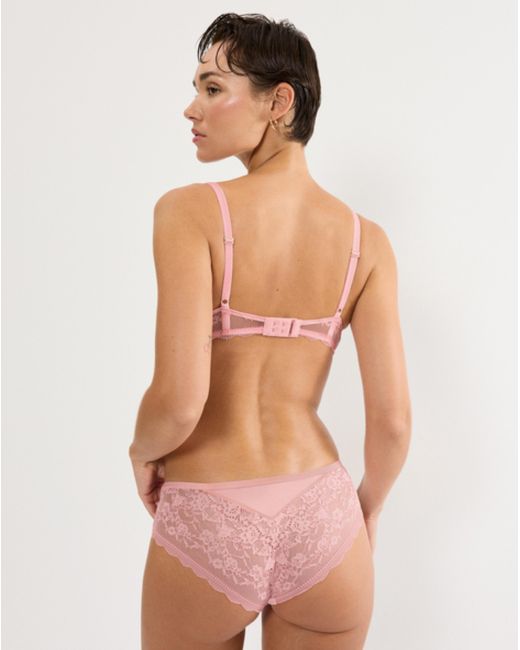 Triumph Pink Comfort Allure Plunge Bra
