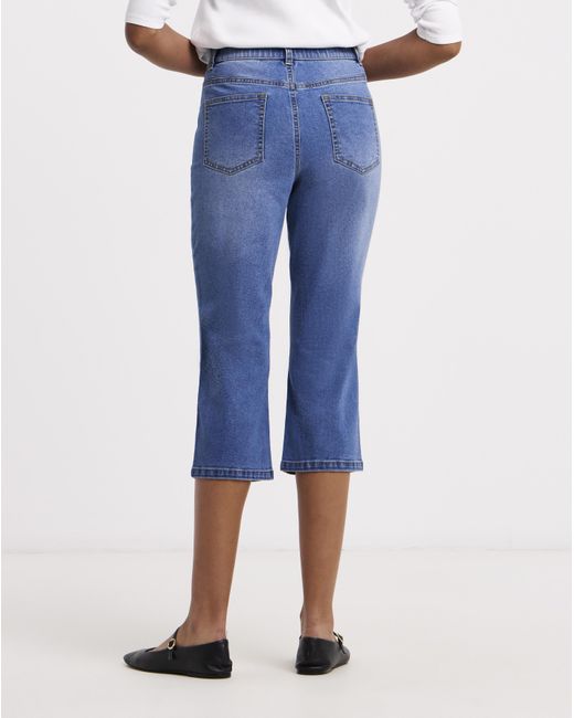 Simply Be Blue 24/7 Slim Crop Jeans