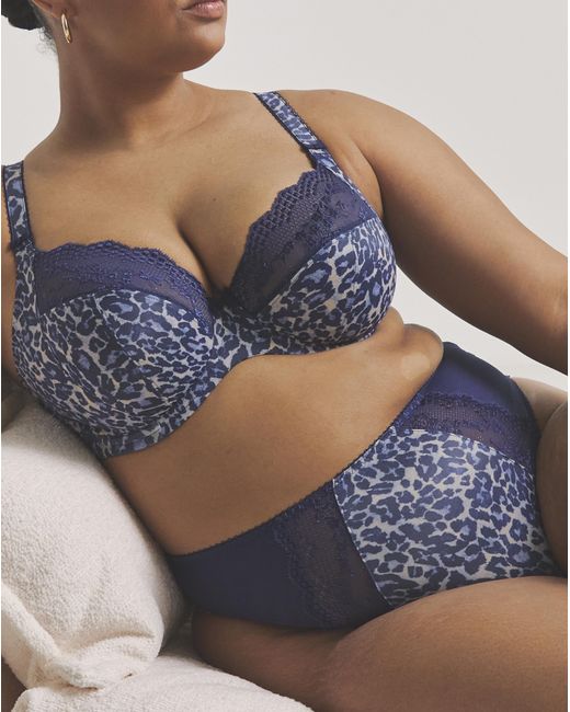 Elomi Blue Lucie High Leg Knicker