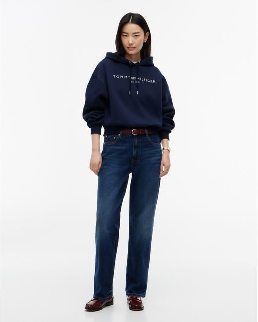Tommy Hilfiger Blue Logo Hoodie