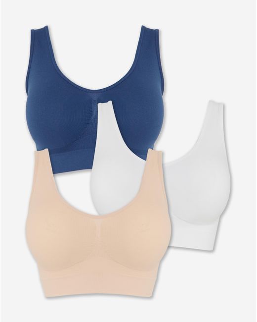 Pretty Secrets Blue 3 Pack Comfort Tops