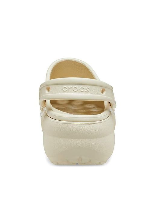 CROCSTM Natural Classic Platform Clogs D Fitour