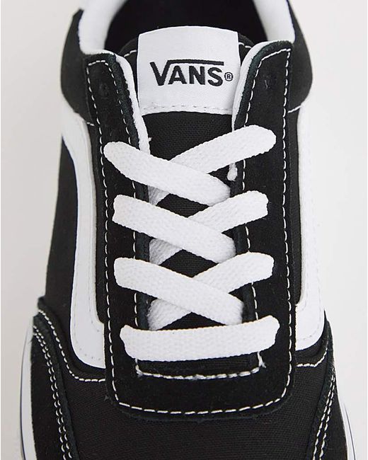 Vans White Brooklyn Platform Trainers