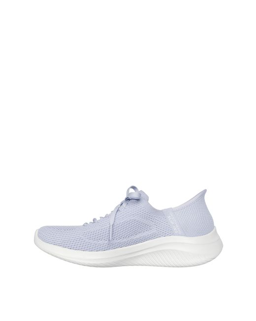 Skechers White Ultra Flex 3.0 Trainers