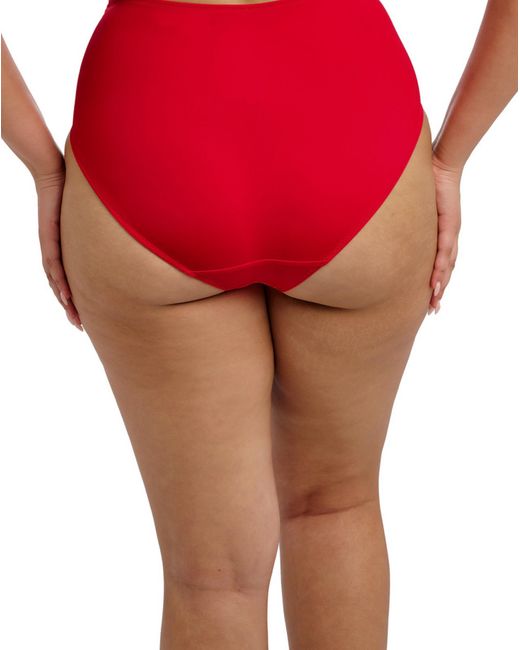 Elomi Red Plain Sailing Bikini Brief