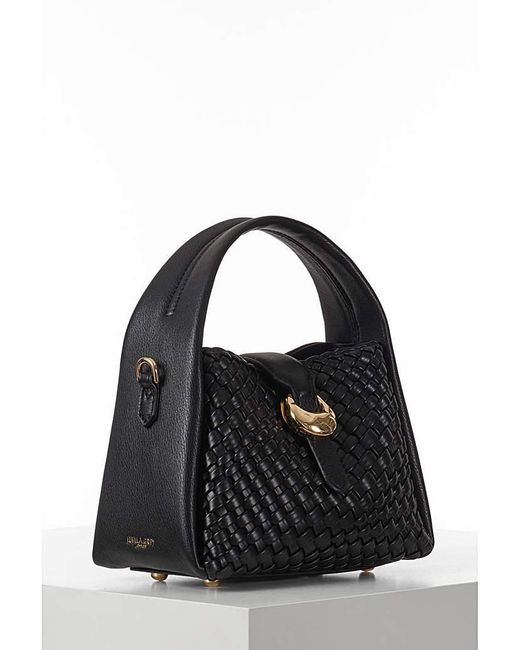 LUELLA GREY LONDON Black Luella Maggie Weave Crossbody