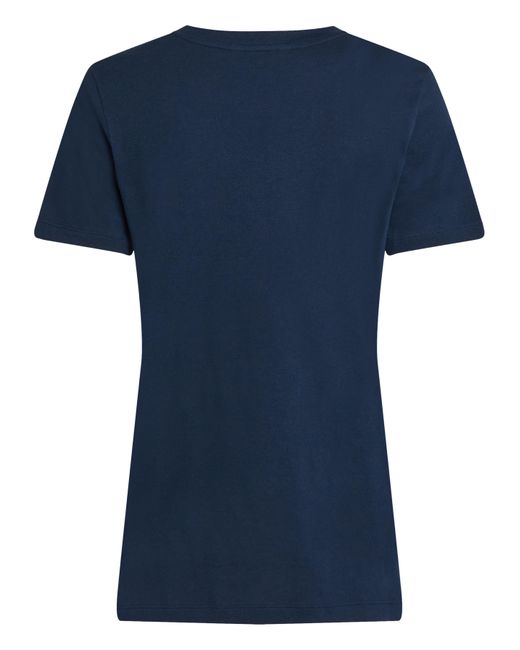 Tommy Hilfiger Blue Logo Short Sleeve Tee