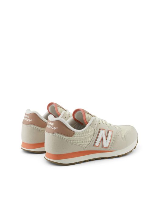 New Balance White 500 Trainers