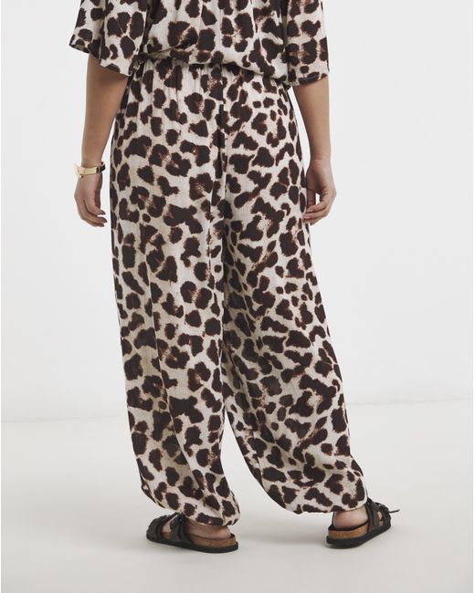 Simply Be White Balloon Trouser