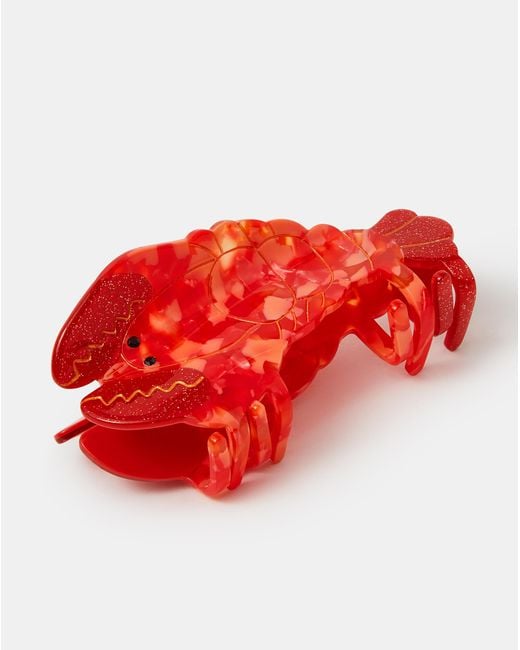 Accessorize Red Lobster Claw Clip