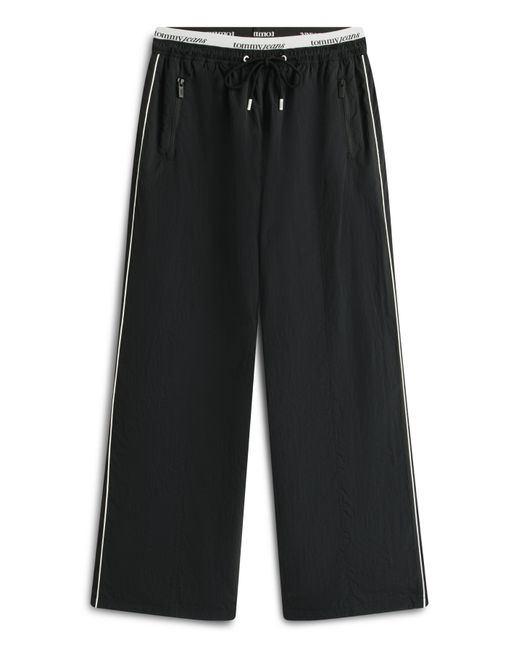 Tommy Hilfiger White Tj Waistband Track Pants