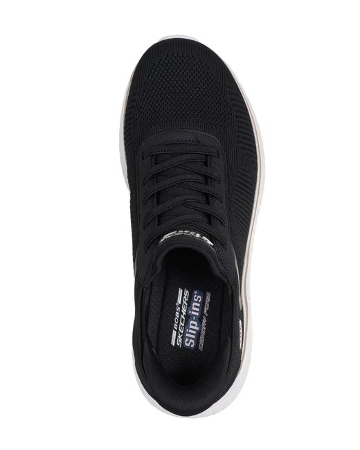 Skechers Black Bobs Squad Chaos Trainers
