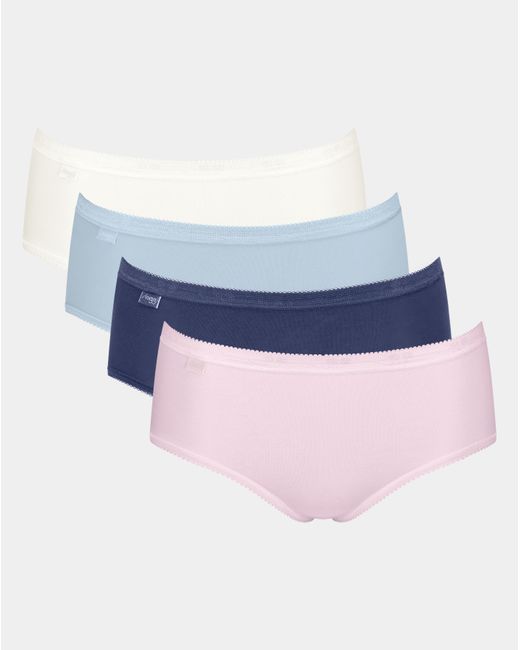Sloggi Multicolor 4Pk Basic Midi Knicker Multi