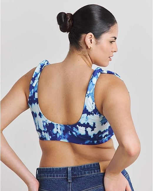 Simply Be Blue Value 2 Pack Bikini Tops