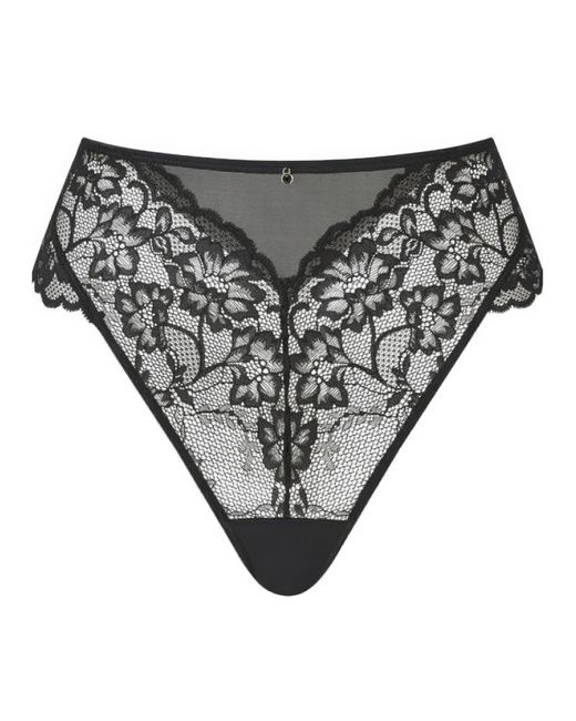 Ann Summers Black Sexy Lace Deep Brazilian Blk