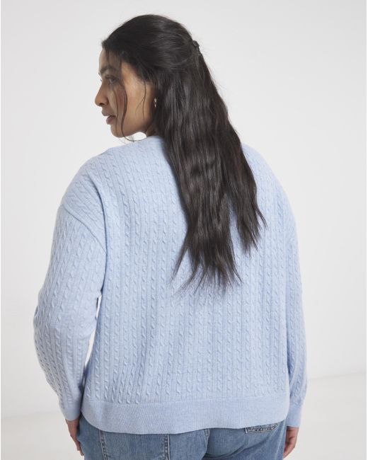 Tommy Hilfiger Blue V-Neck Sweater