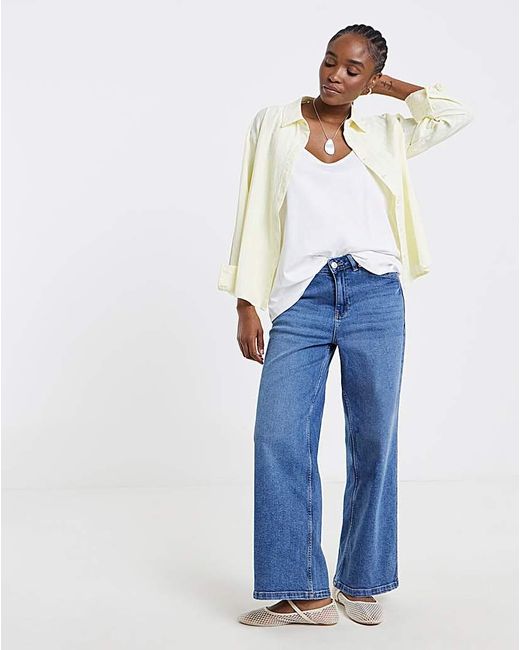 Simply Be White Slouch Vest