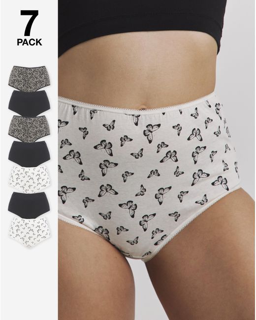Pretty Secrets Brown 7 Pack Full Fit Brief