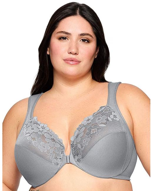 Glamorise Gray 1241 Wonder Wire Bra