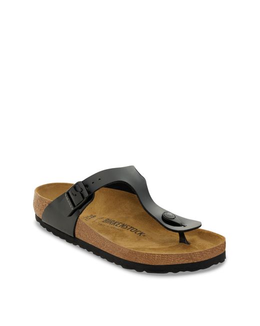 Birkenstock Black Gizeh Patent Sandals