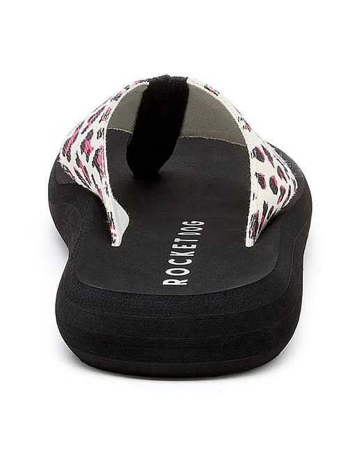 Rocket Dog White Spotlight Toe Post Sandals