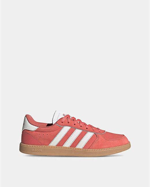 Adidas Red Breaknet Sleek Trainers
