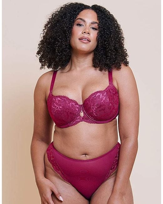 Curvy Kate Pink Boost Sweetheart Padded Balcony Bra