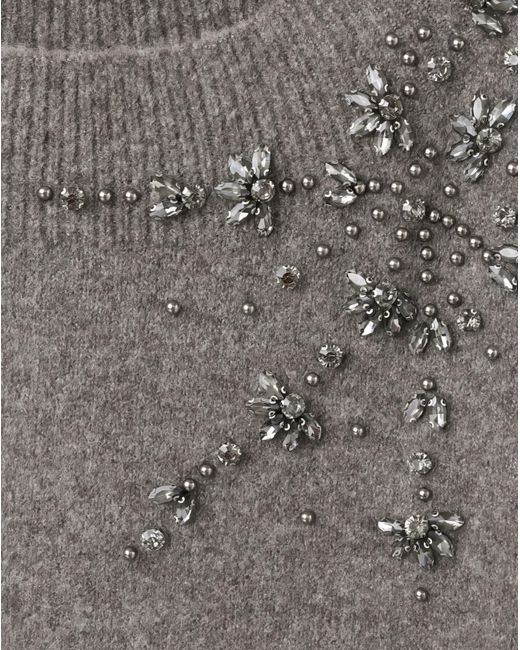 Mango Gray Bardot Jumper