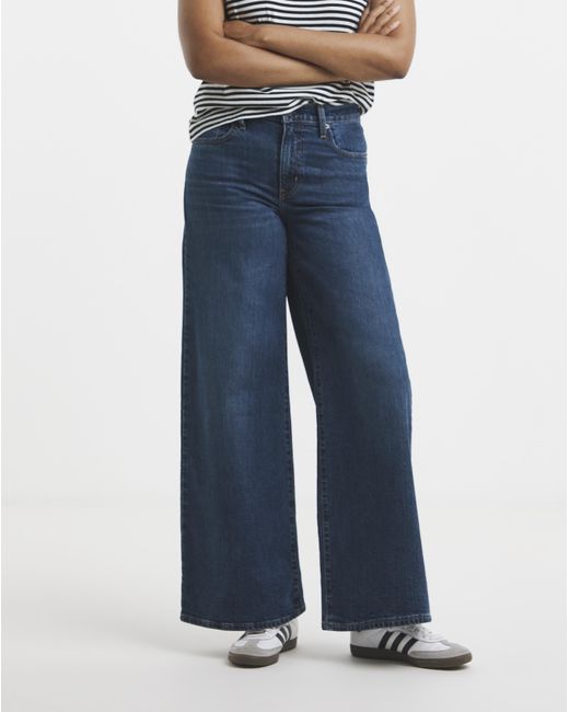 Levi's Blue 728 High Rise Wide Leg Jean