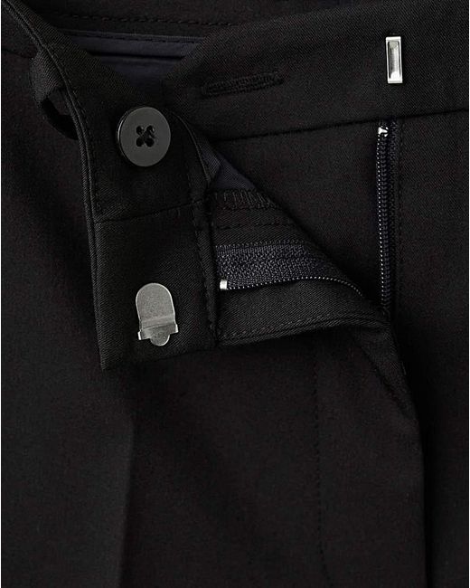 Mango Black Straight Tailored Trouser