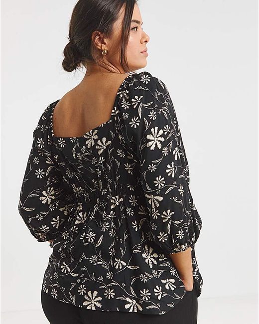 Simply Be Black Blouse