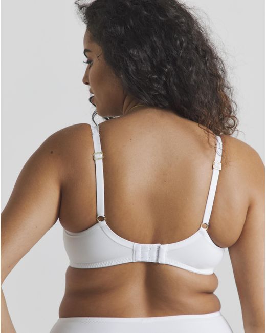 Pretty Secrets White Ella Full Cup Non Wired Bra