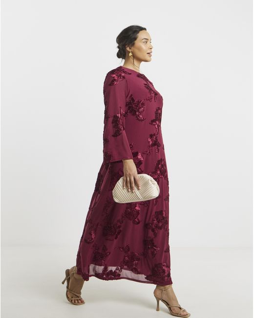 Joanna Hope Textured Floral Dress