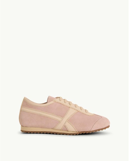 Nobody's Child Pink Nc Suede Trainers