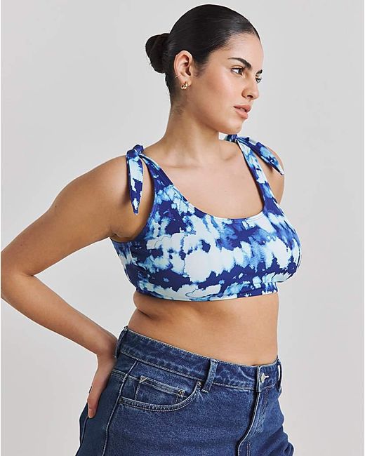Simply Be Blue Value 2 Pack Bikini Tops