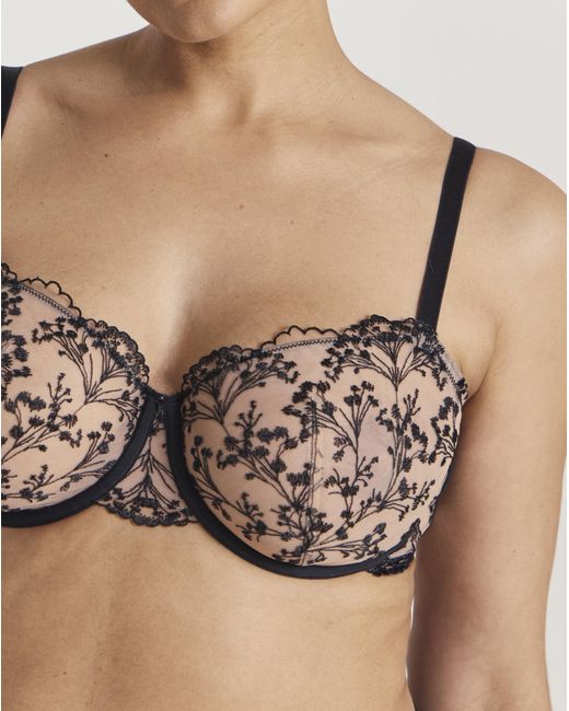 Pretty Secrets Black Penelope Bra