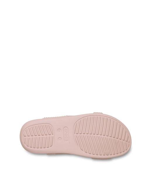 CROCSTM Pink Getaway Gems Strappy Sandals