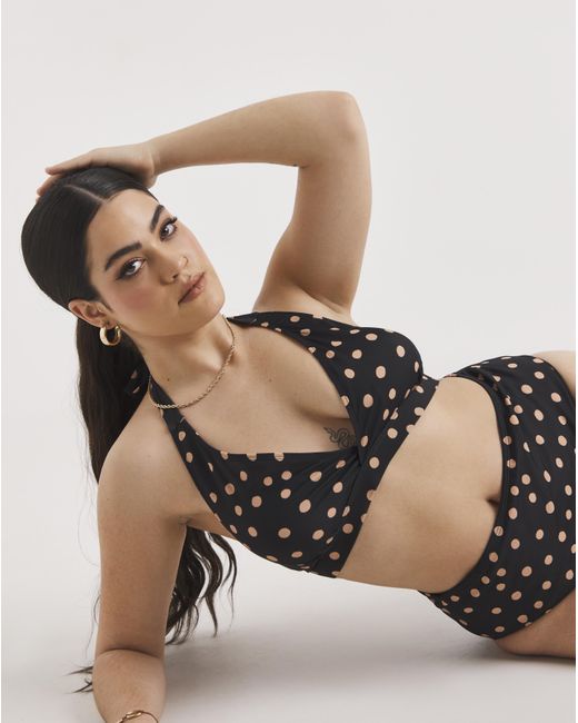 JD Williams Black Value Halterneck Bikini Top