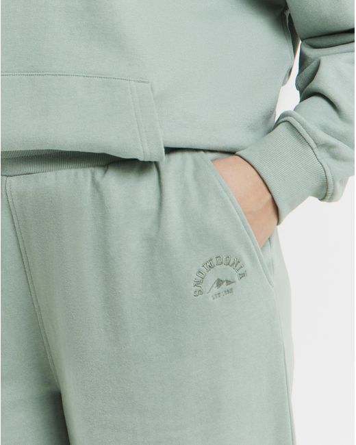Snowdonia Green Relaxed Joggers