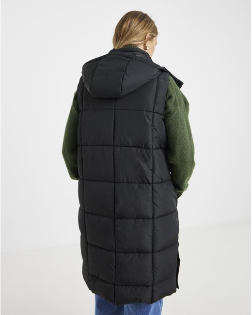 Simply Be Green Square Quilt Padded Body Warmer