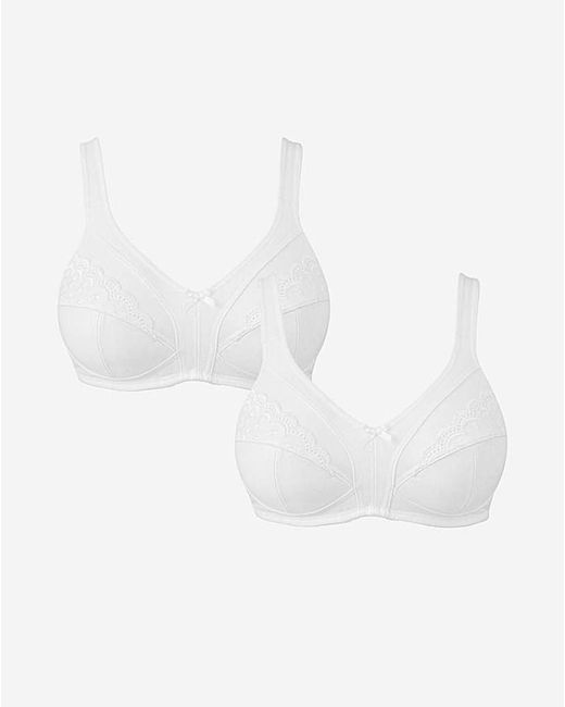 Pretty Secrets Blue 2 Pack Sally Minimiser Bras