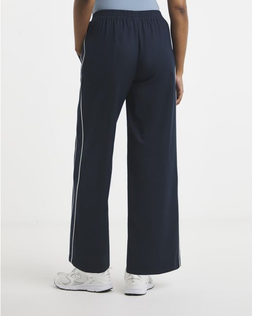 Gym King Blue College Straight Leg Joggers